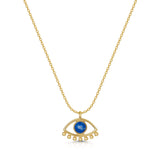 Mirada Evil Eye Necklace 18ct Gold Vermeil