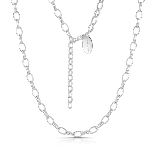Robyn Rolo Chain Necklace 925 Sterling Silver