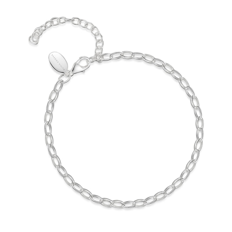 Robyn Rolo Chain Bracelet 925 Sterling Silver