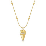 Longing Heart Necklace 18ct Gold Vermeil